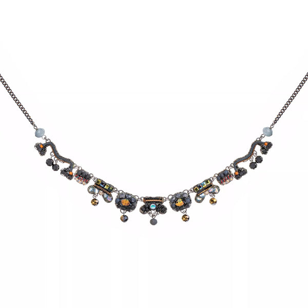 Ayala Bar Jewelry Ayalar Bar Black Small Necklace Black Forest Set, Kala