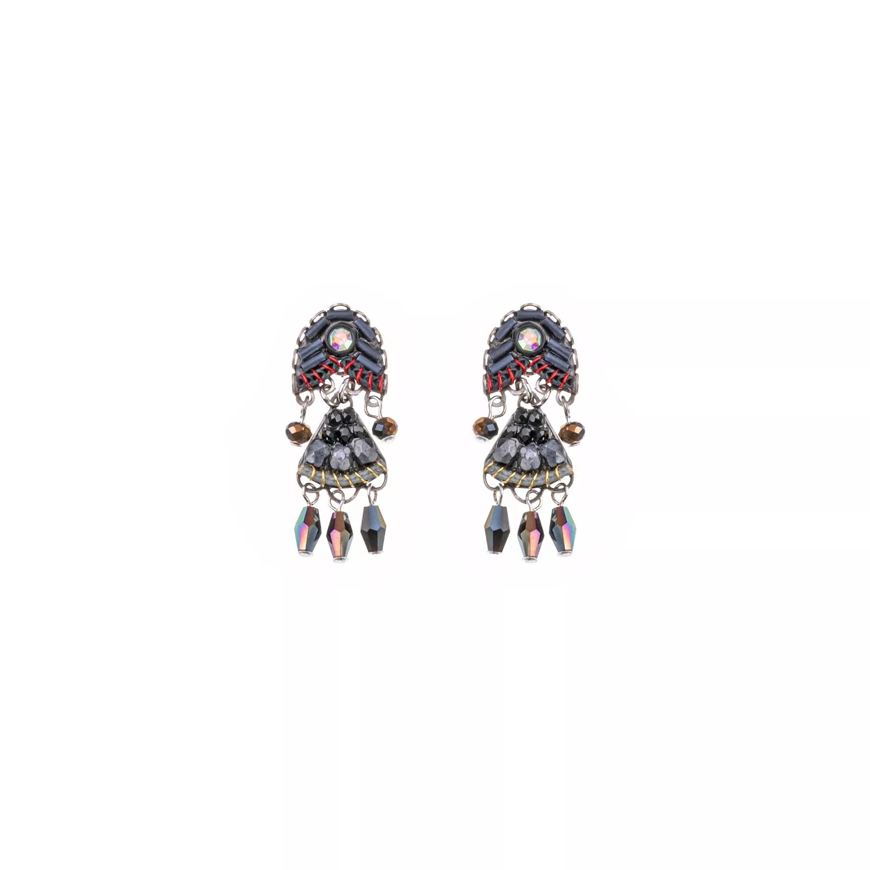 Ayala Bar Jewelry Ayalar Bar Black Stud Earrings Black Forest Set, Utswala
