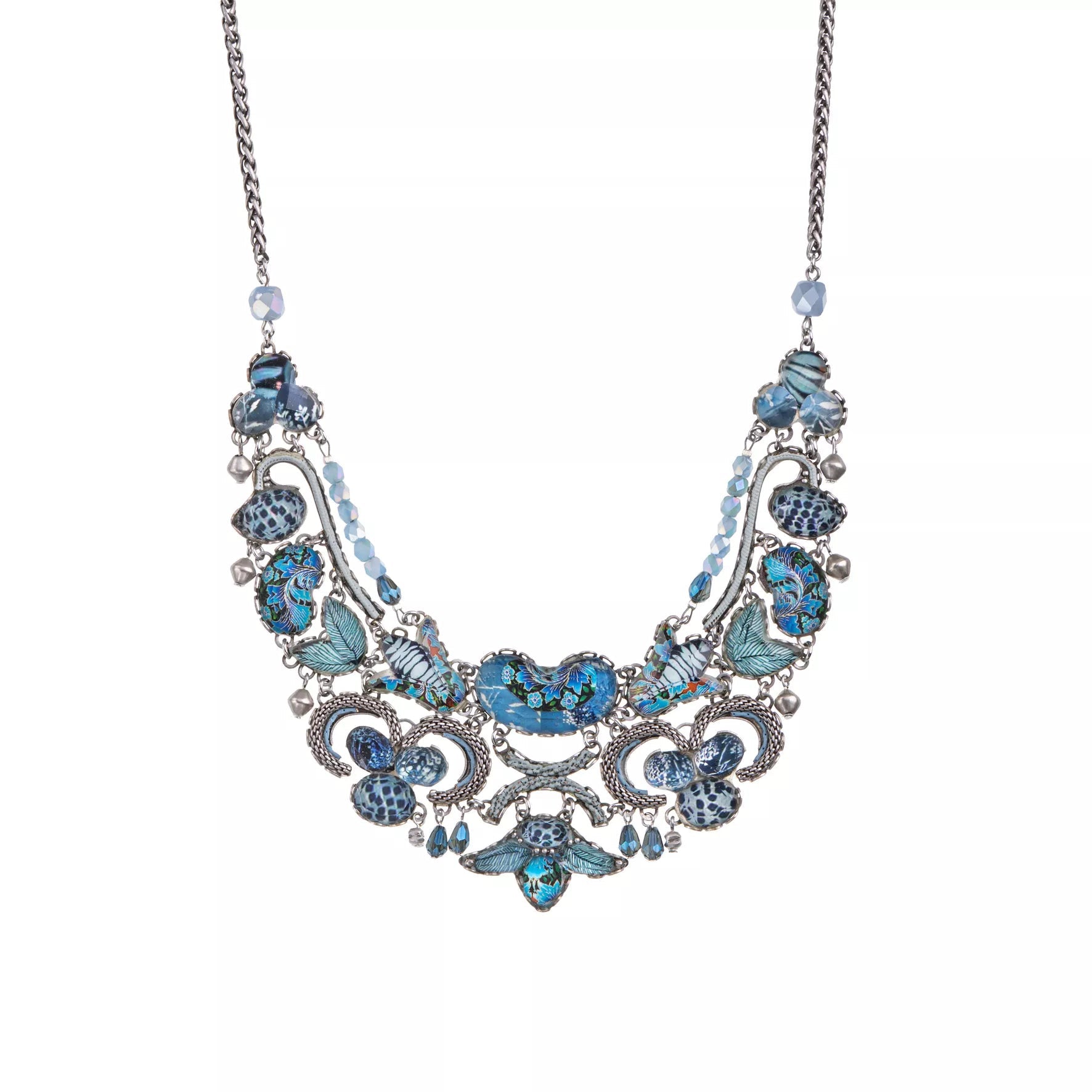 Ayala Bar Jewelry Ayalar Bar Blue Festive Necklace Deep Sea Set, Marin