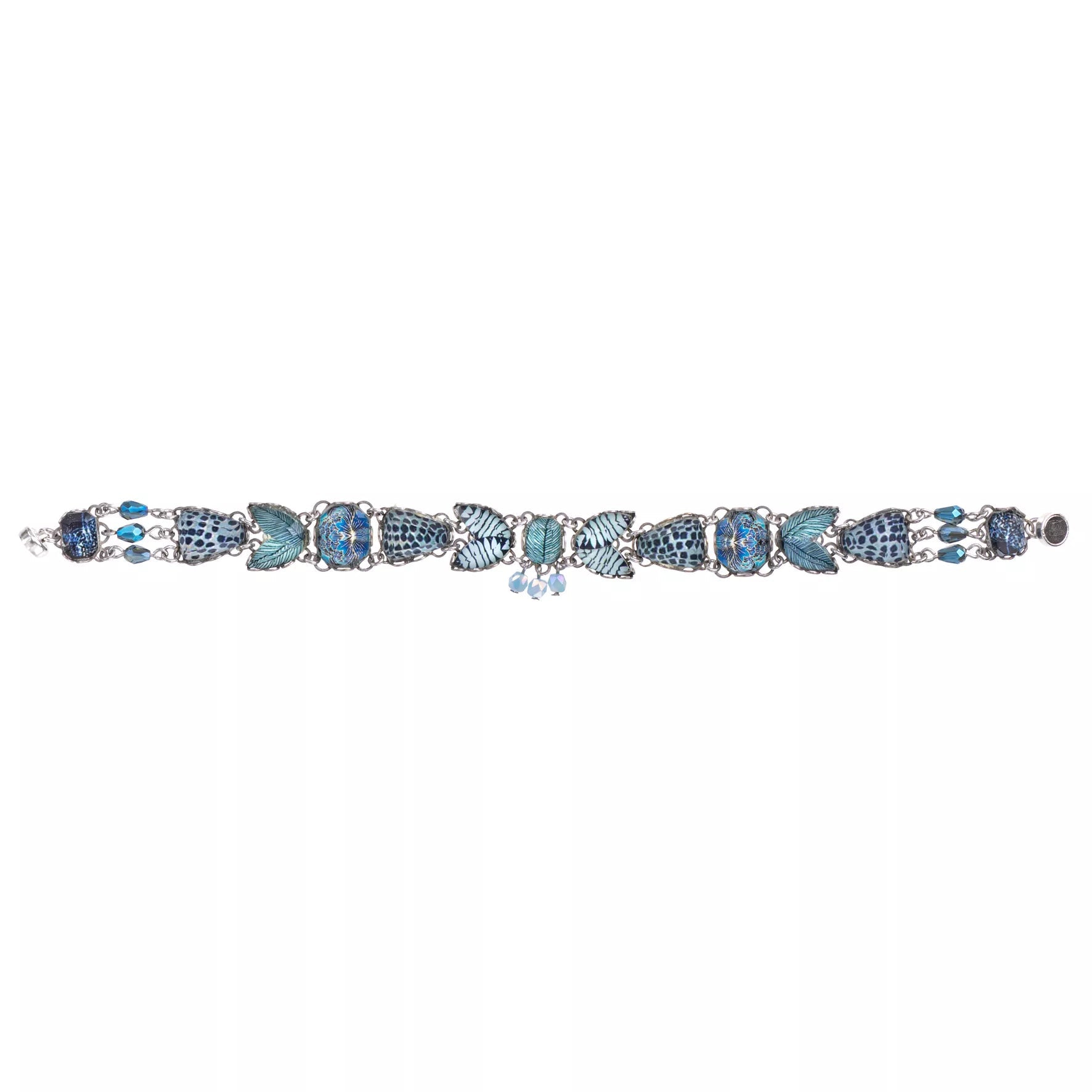 Ayala Bar Jewelry Ayalar Bar Blue Glassy Bracelet Deep Sea Set, Varuna