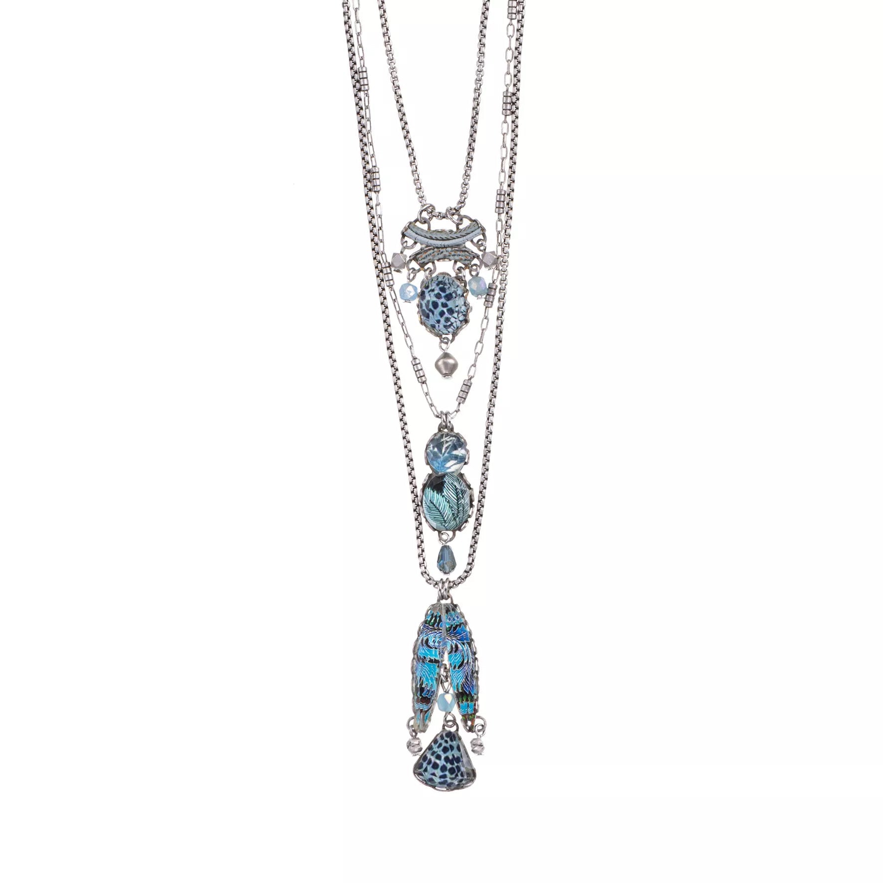 Ayala Bar Jewelry Ayalar Bar Blue Light Necklace Deep Sea Set, Moray