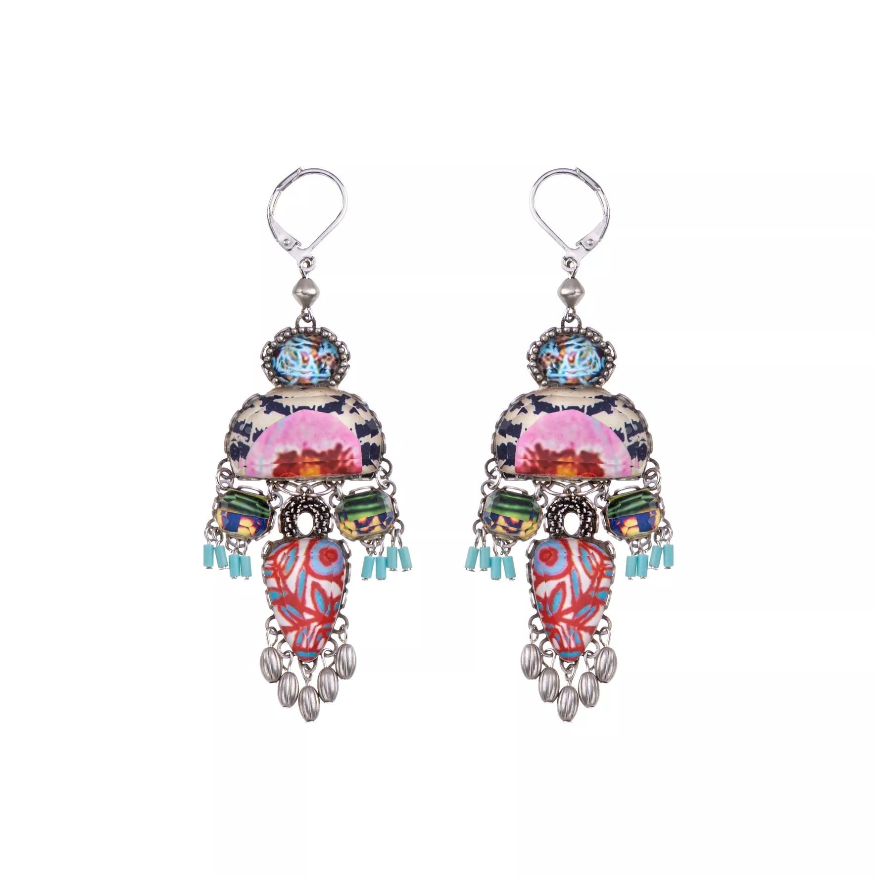 Ayala Bar Jewelry Ayalar Bar Colorful Dangling Earrings Carnival Set, Fiesta