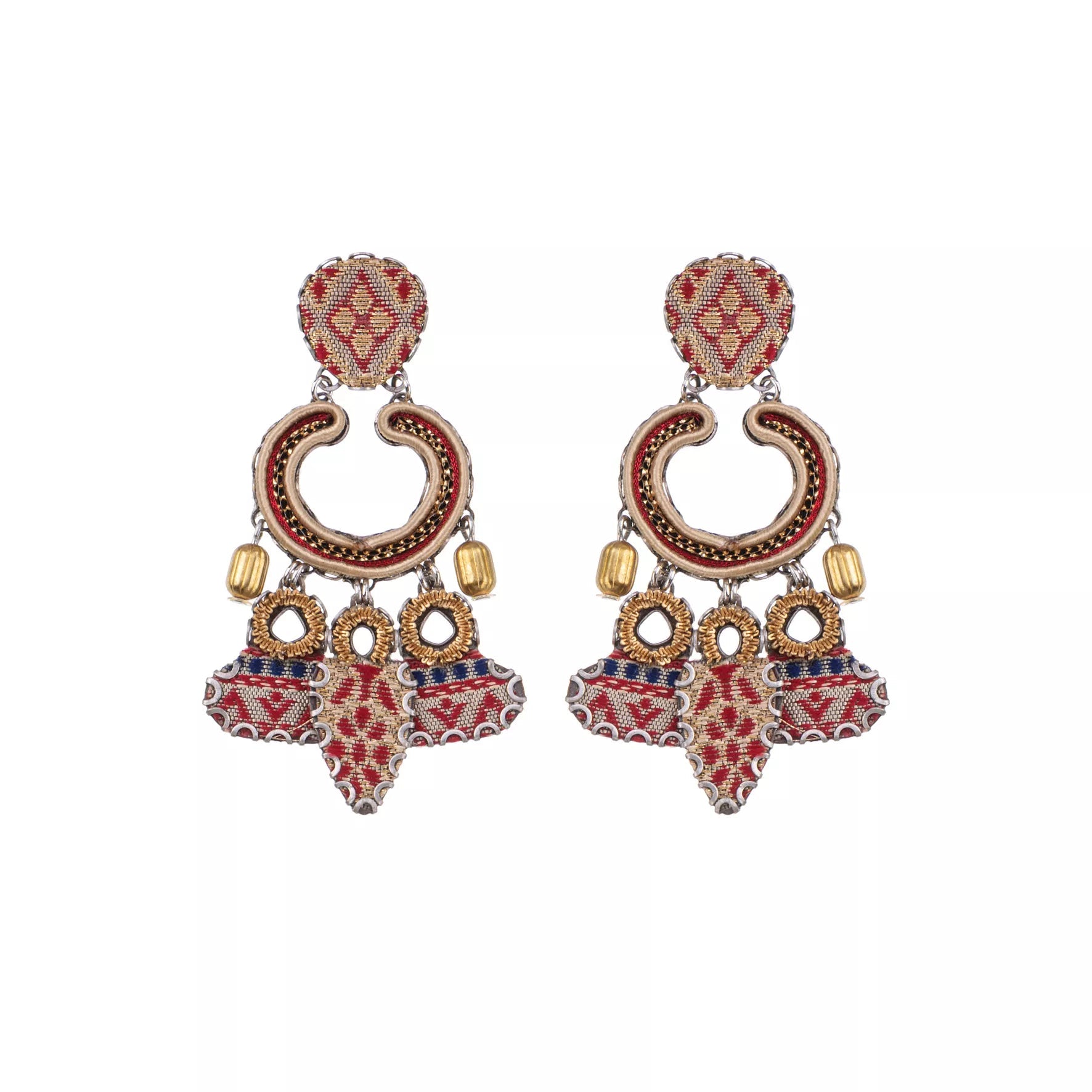 Ayala Bar Jewelry Ayalar Bar Gold Bridesmaid Earrings Royal Gold Set, Ora