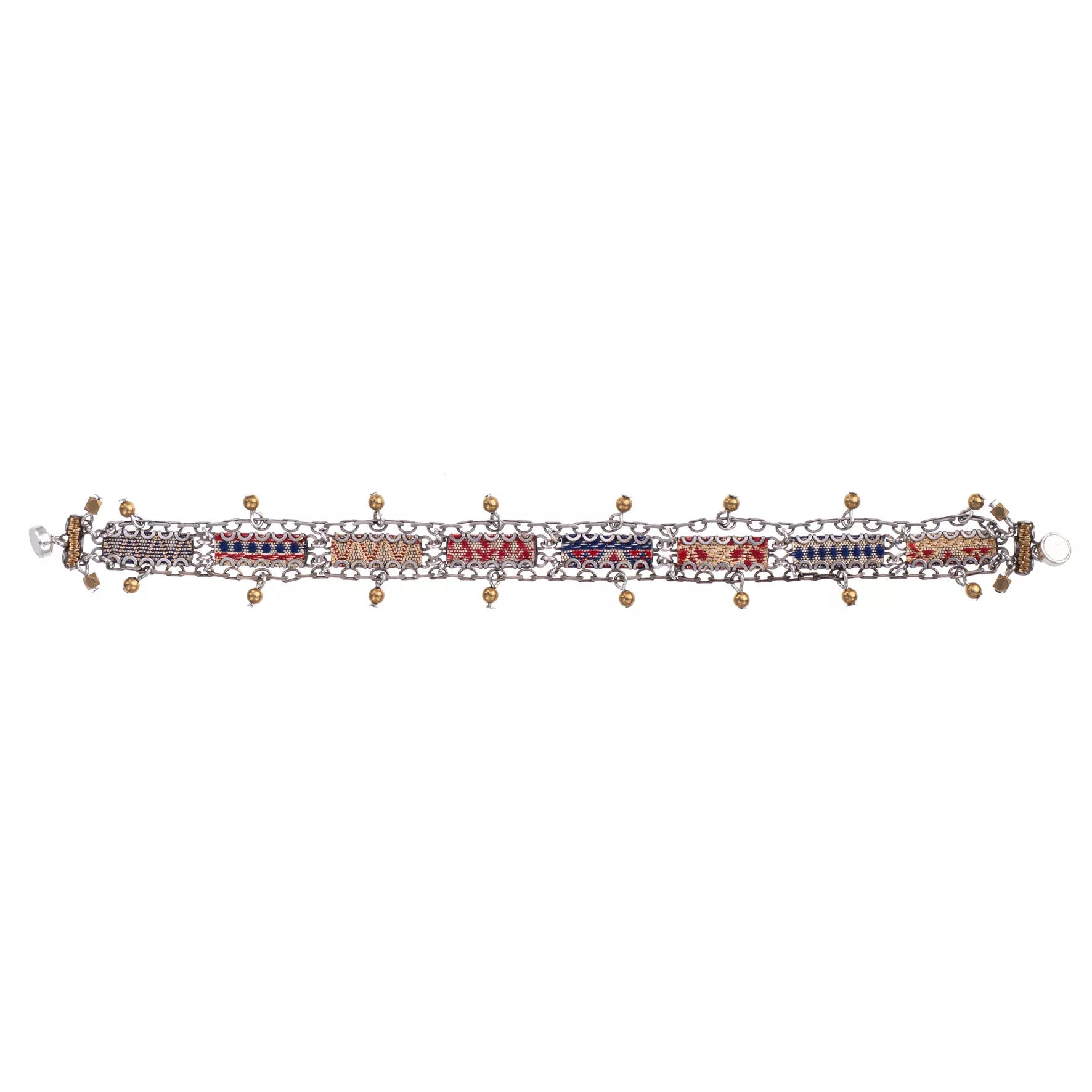 Ayala Bar Jewelry Ayalar Bar Gold Fabric Bracelet Royal Gold Set, Dara