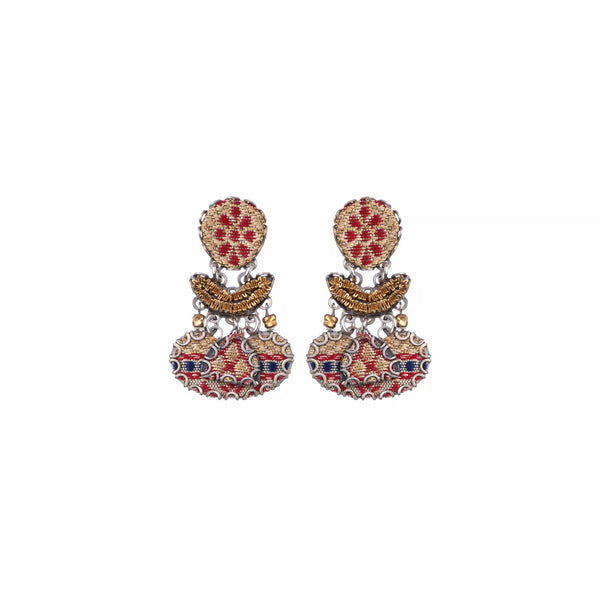 Ayala Bar Jewelry Ayalar Bar Gold Festive Earrings Royal Gold Set, Aloki