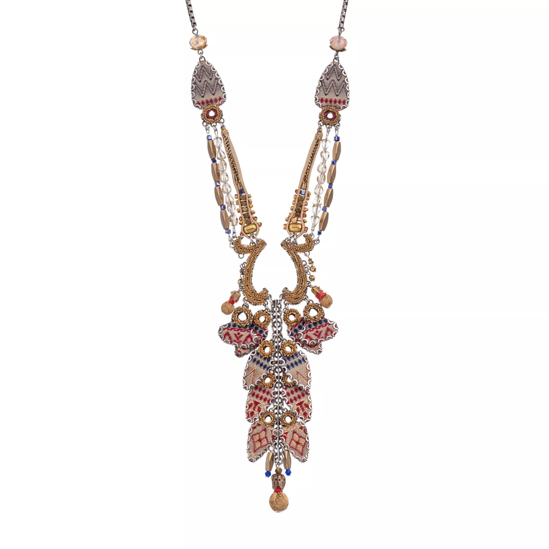 Ayala Bar Jewelry Ayalar Bar Gold Festive Necklace Royal Gold Set, Oriana