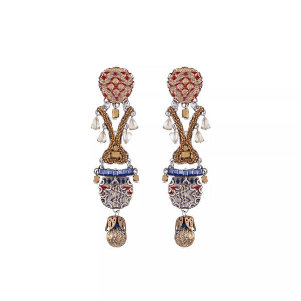 Ayala Bar Jewelry Ayalar Bar Gold Long Earrings Royal Gold Set, Zarifa