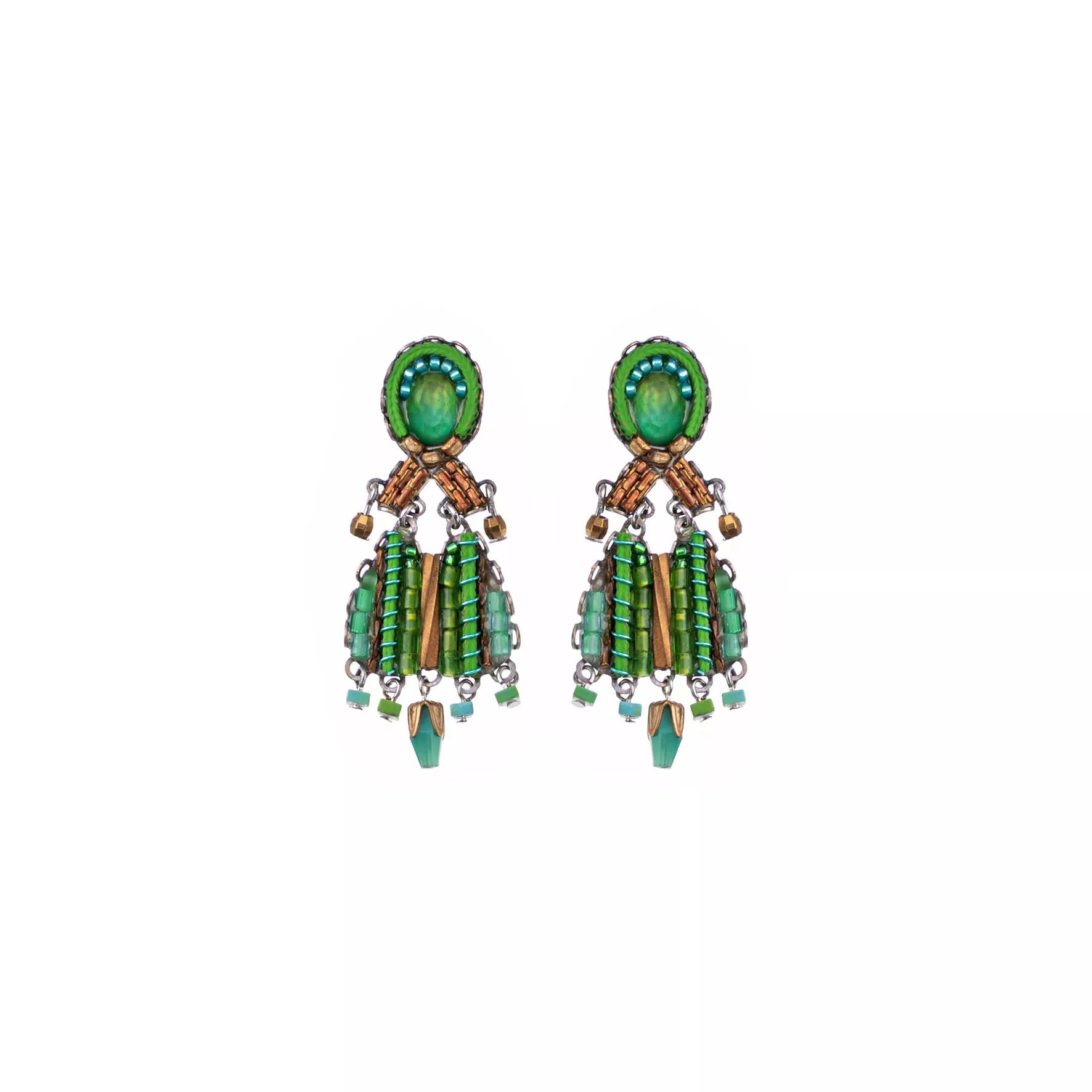 Ayala Bar Jewelry Ayalar Bar Green Earrings Grassland Set, Zia