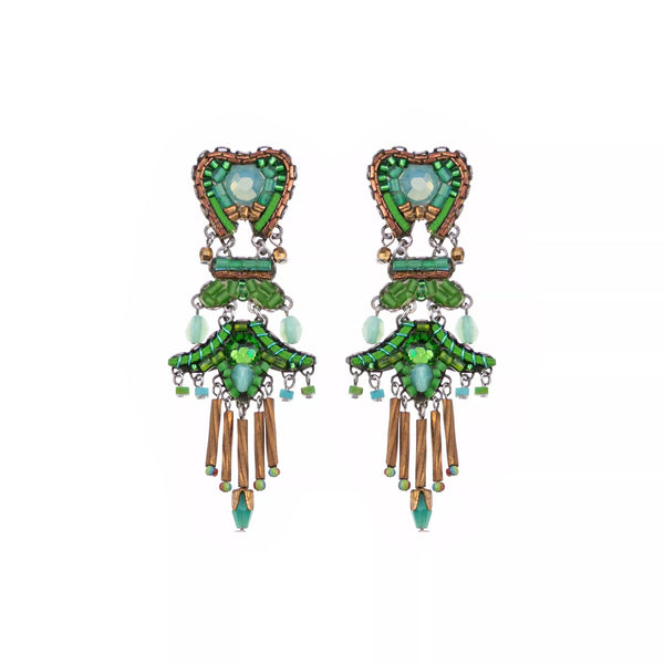 Ayala Bar Jewelry Ayalar Bar Green Female Earrings Grassland Set, Savitri
