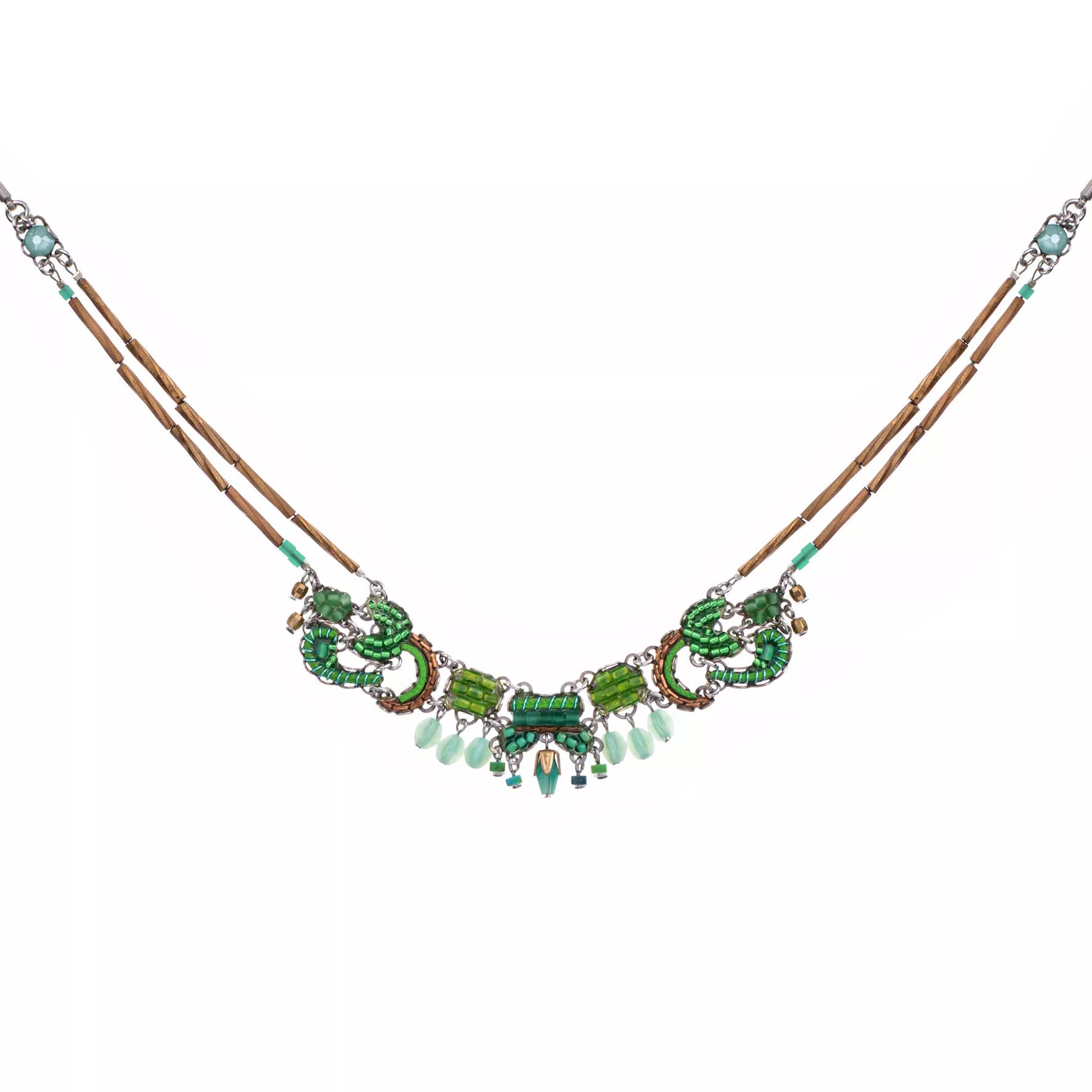 Ayala Bar Jewelry Ayalar Bar Green Small Necklace Grassland Set, Blade