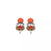 Ayala Bar Jewelry Ayalar Bar Orange Casual Earrings Embroidered Dream Set, Noor