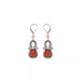 Ayala Bar Jewelry Ayalar Bar Orange Dangling Earrings Embroidered Dream Set, Yuko