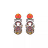 Ayala Bar Jewelry Ayalar Bar Orange Earrings Embroidered Dream Set, Valo