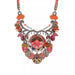 Ayala Bar Jewelry Ayalar Bar Orange Flower Necklace Embroidered Dream Set, Flora