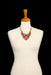 Ayala Bar Jewelry Ayalar Bar Orange Flower Necklace Embroidered Dream Set, Flora