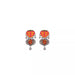 Ayala Bar Jewelry Ayalar Bar Orange Small Earrings Embroidered Dream Set, Savita