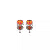 Ayala Bar Jewelry Ayalar Bar Orange Small Earrings Embroidered Dream Set, Savita