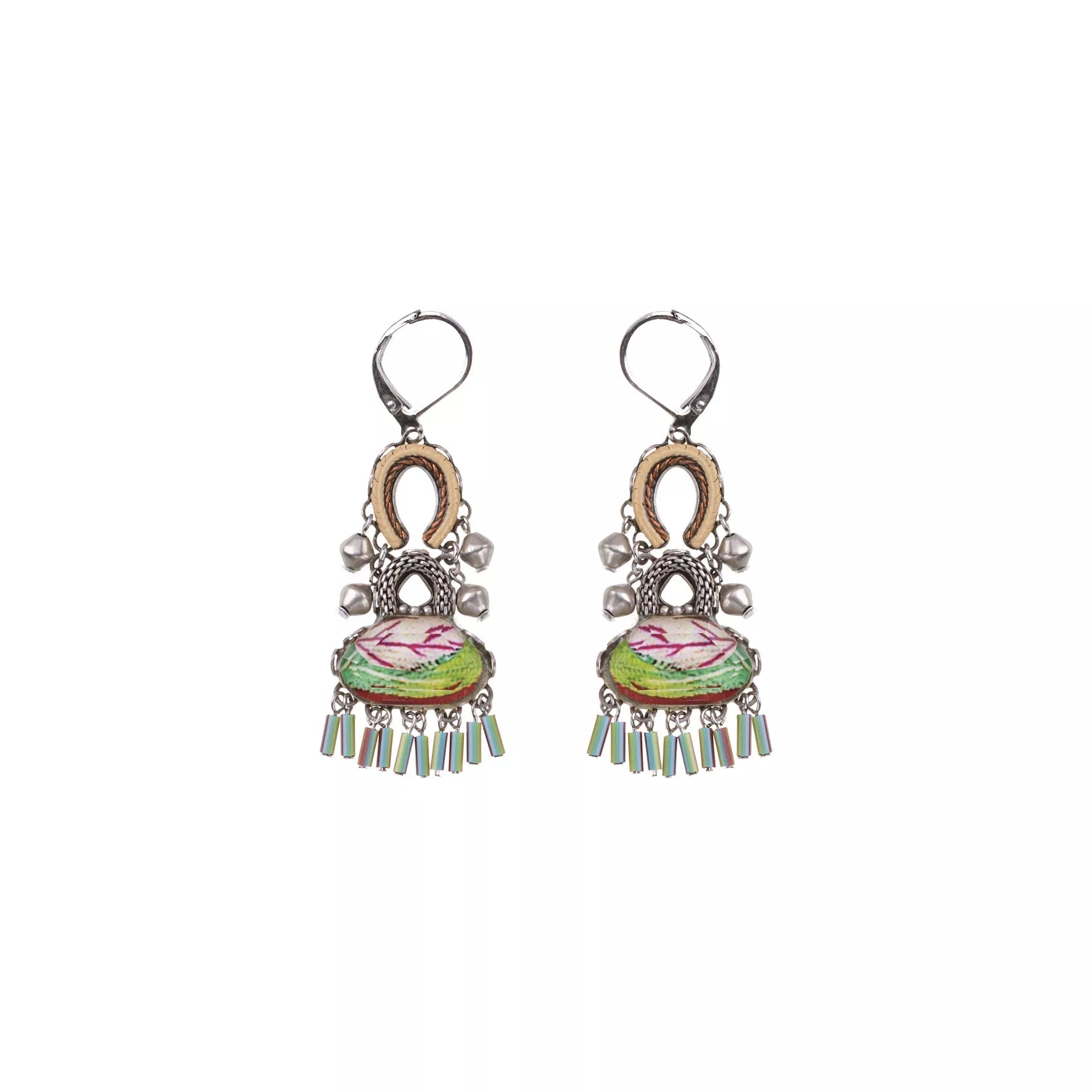 Ayala Bar Jewelry Ayalar Bar Pastel Dangling Earrings Summer Fields Set, Eman