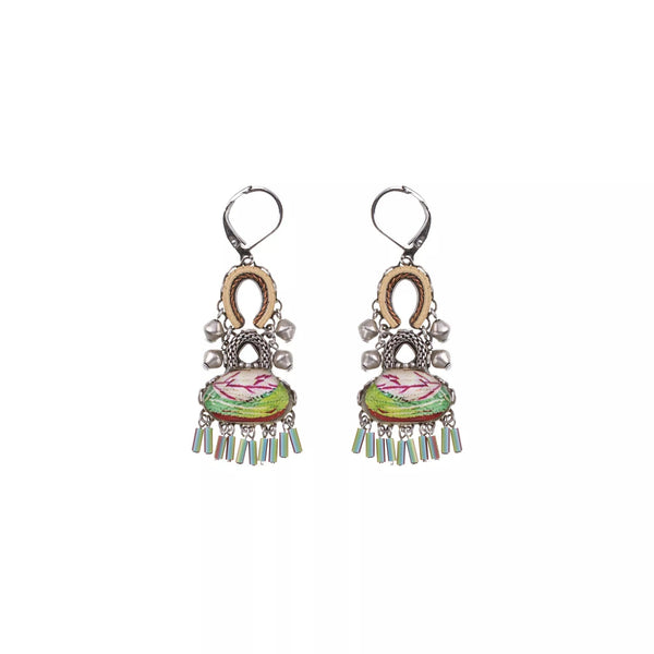Ayala Bar Jewelry Ayalar Bar Pastel Dangling Earrings Summer Fields Set, Eman