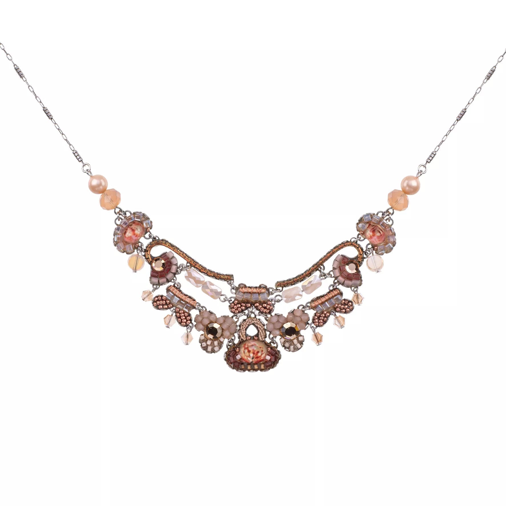 Ayala Bar Jewelry Ayalar Bar Peach Bridesmaid Necklace Stylish Wedding Set, Tao