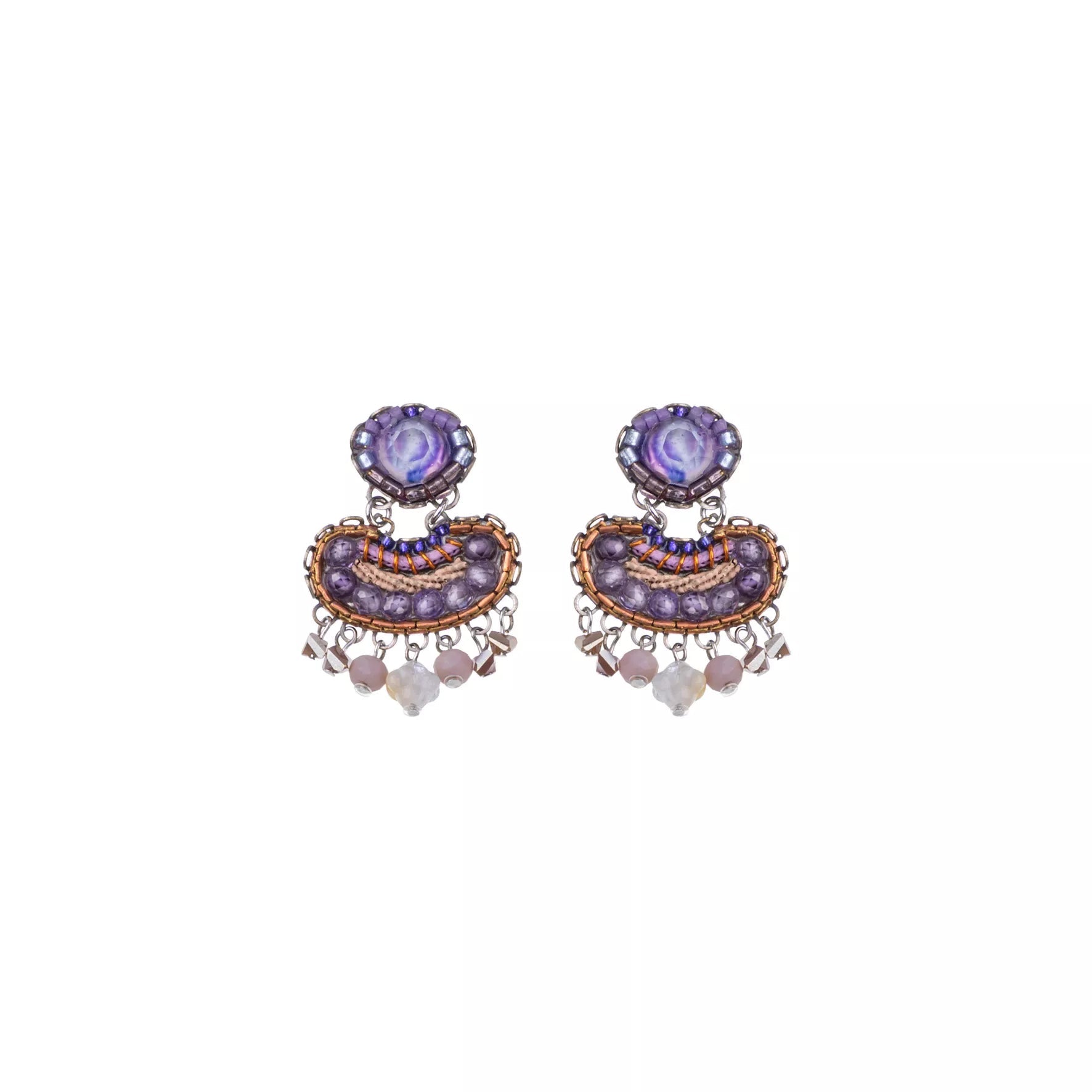 Ayala Bar Jewelry Ayalar Bar Purple Casual Earrings Plum Blossom Set, Roshan