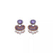 Ayala Bar Jewelry Ayalar Bar Purple Casual Earrings Plum Blossom Set, Roshan