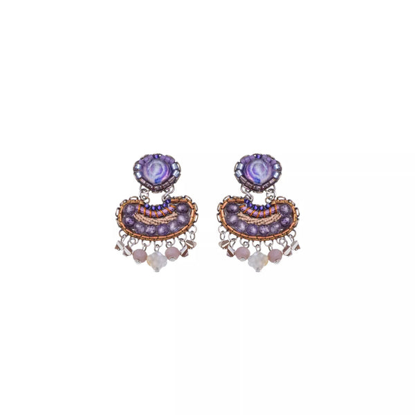 Ayala Bar Jewelry Ayalar Bar Purple Casual Earrings Plum Blossom Set, Roshan