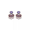 Ayala Bar Jewelry Ayalar Bar Purple Casual Earrings Plum Blossom Set, Roshan