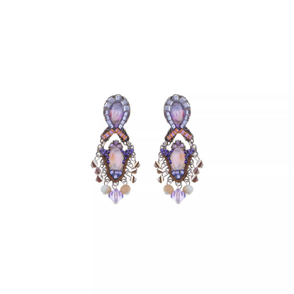 Ayala Bar Jewelry Ayalar Bar Purple Earrings Plum Blossom Set, Niamr