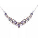 Ayala Bar Jewelry Ayalar Bar Purple Festive Necklace Plum Blossom Set, Prunella