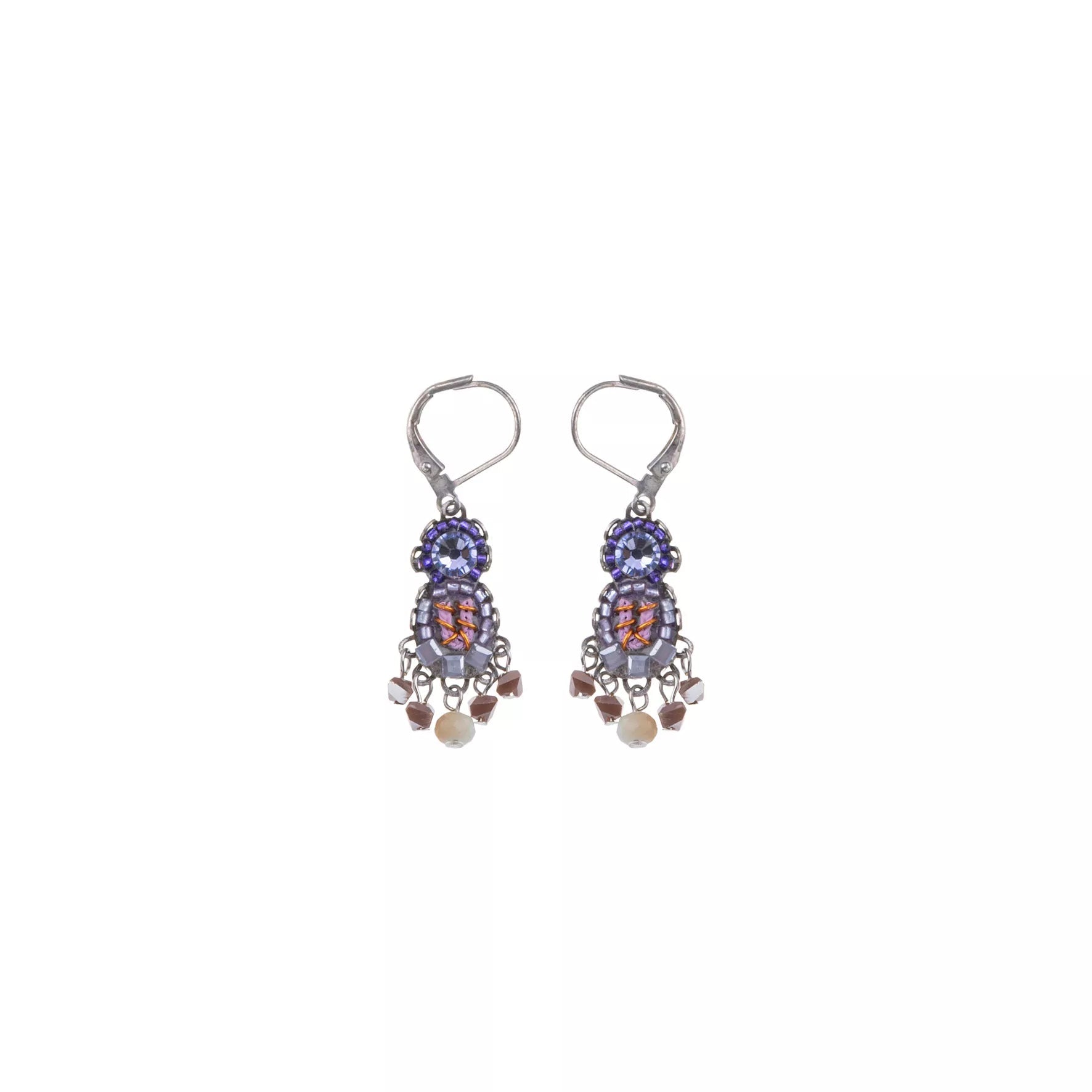 Ayala Bar Jewelry Ayalar Bar Purple Hook Flower Earrings Plum Blossom Set, Orli