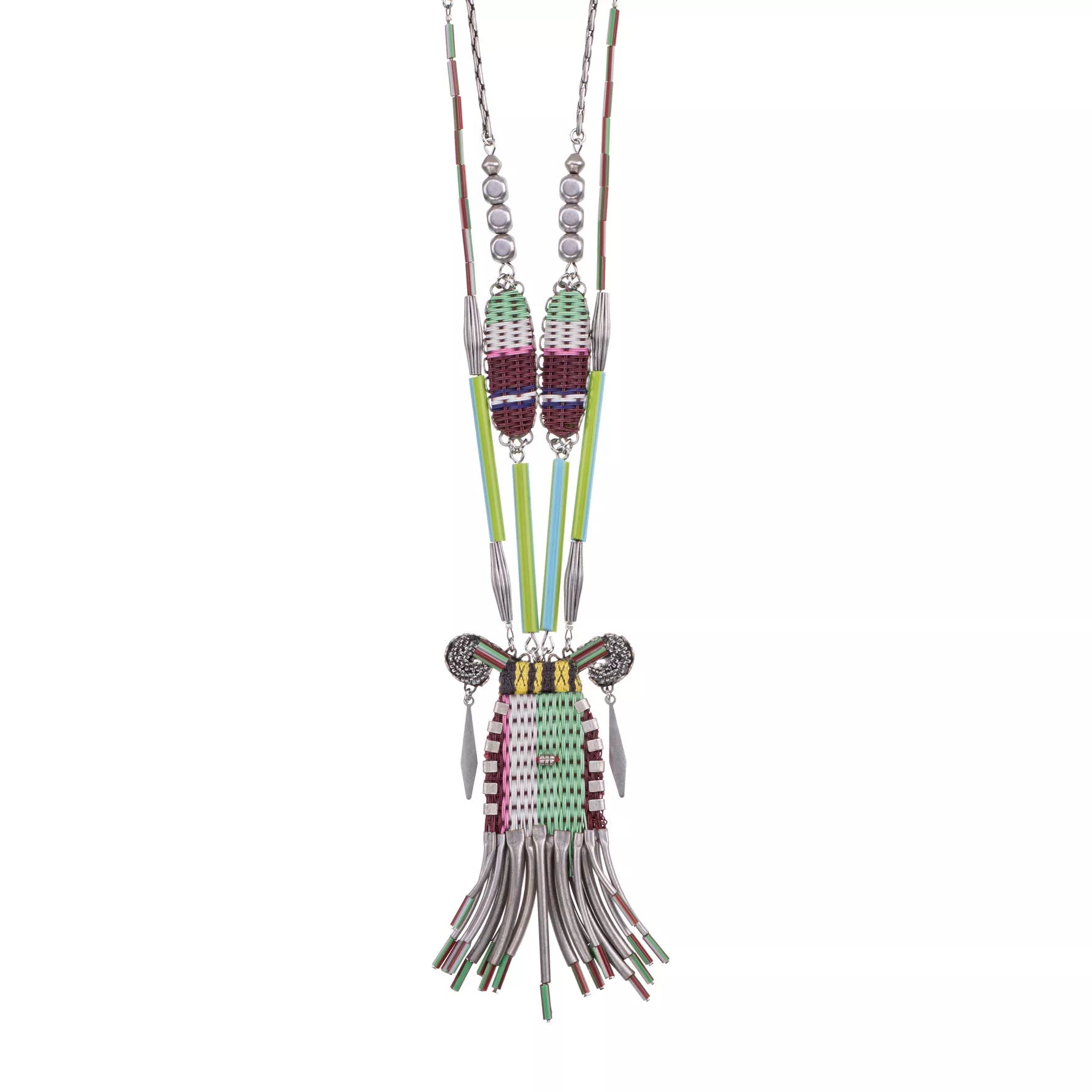 Ayala Bar Jewelry Ayalar Bar Woven Long Necklace Wild Spirit Set, Vera