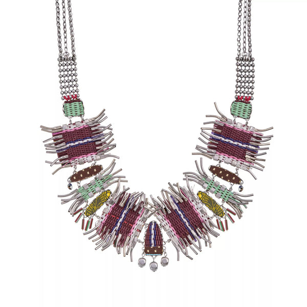 Ayala Bar Jewelry Ayalar Bar Woven Statement Necklace Wild Spirit Set, Aino