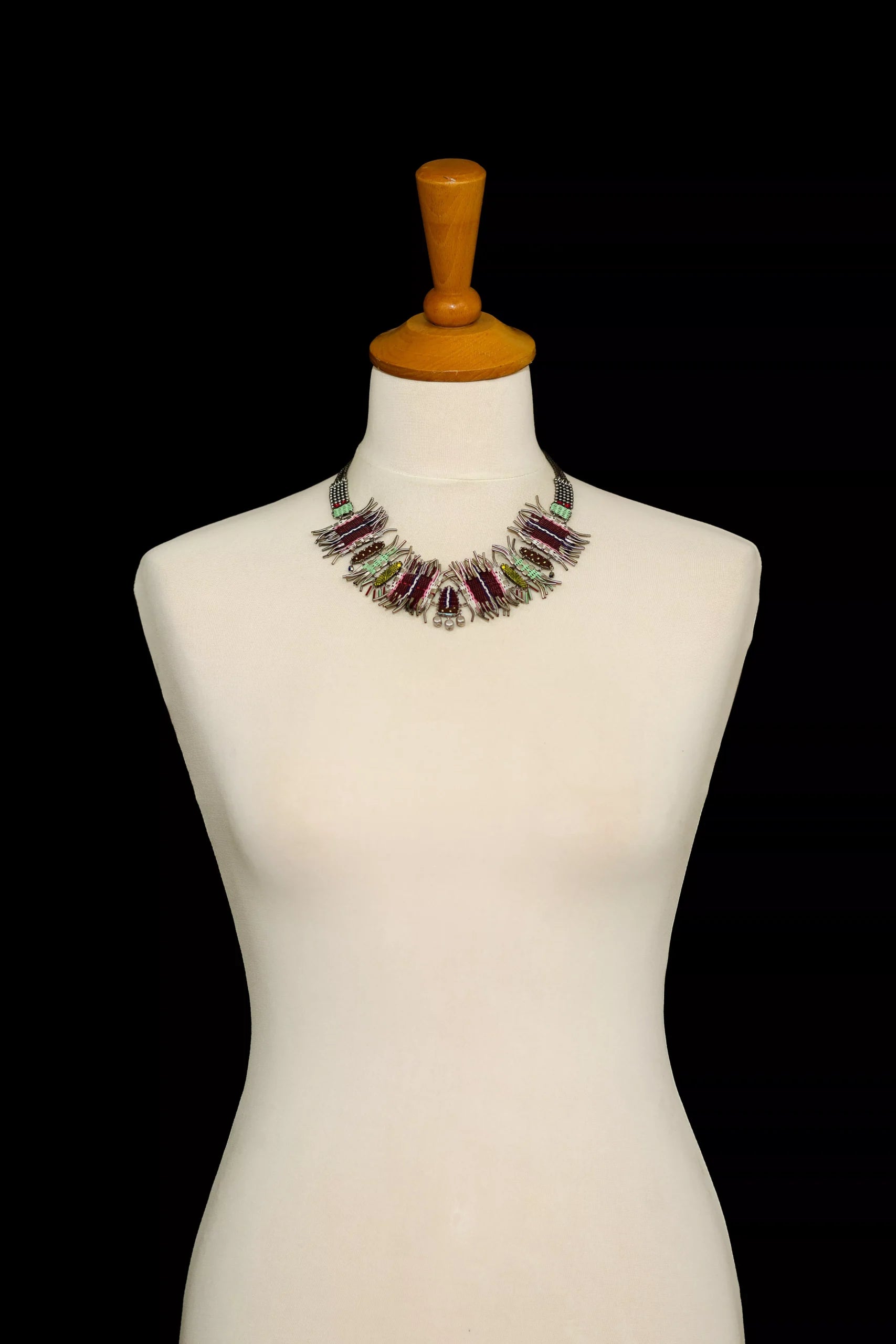Ayalar Bar Woven Statement Necklace Wild Spirit Set Aino ShopTheAddison