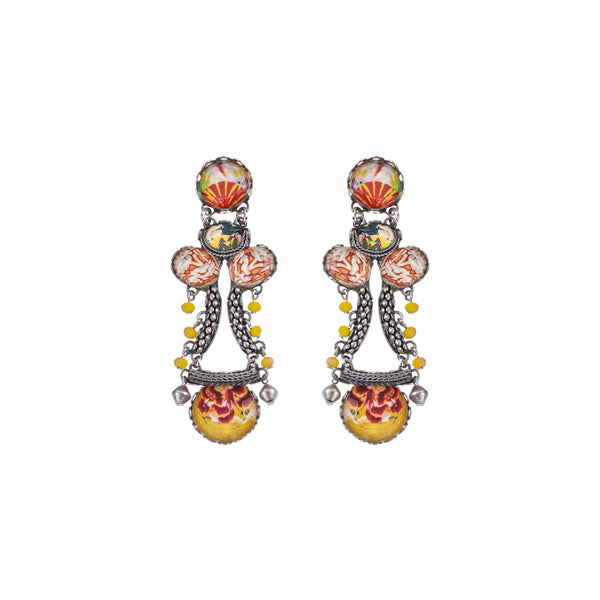 Ayala Bar Jewelry Ayalar Bar Yellow Female Earrings Bright Sunset Set, Xia