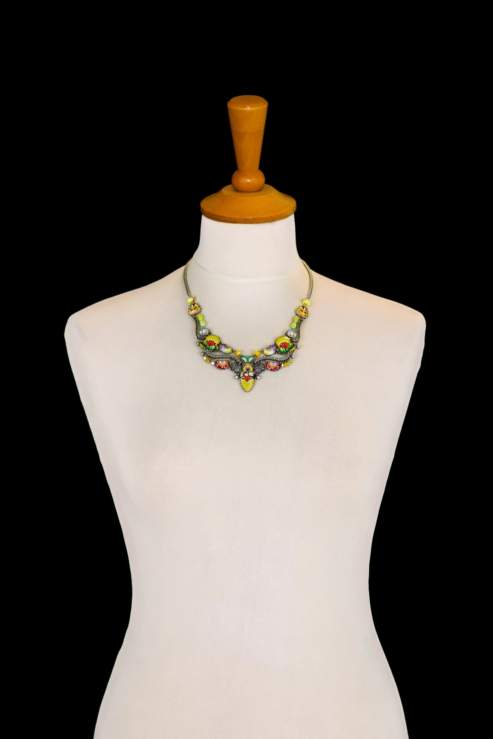 Ayala Bar Jewelry Ayalar Bar Yellow Flower Necklace Bright Sunset Set, Helios