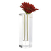 Badash Crystal Giftware Donovan Handcrafted Square 7.25" Optical Crystal Bud Vase