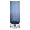 Badash Crystal Giftware Galaxy European Mouth Blown Lead Free Crystal Midnight Blue Cylinder Vase 10.5" X 3