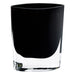 Badash Crystal Giftware Samantha European Mouth Blown Lead Free Crystal 8" Jet Black Pocket Shaped Vase