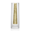 Badash Crystal Giftware The Gold Standard European Mouth Blown and Hand Decorated 10.5" Crystal Vase