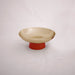 Beatriz Ball Serveware Beatriz Ball CARNAVAL Sierra Modern Small Bowl with Base (Gold and Orange)