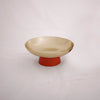 Beatriz Ball Serveware Beatriz Ball CARNAVAL Sierra Modern Small Bowl with Base (Gold and Orange)