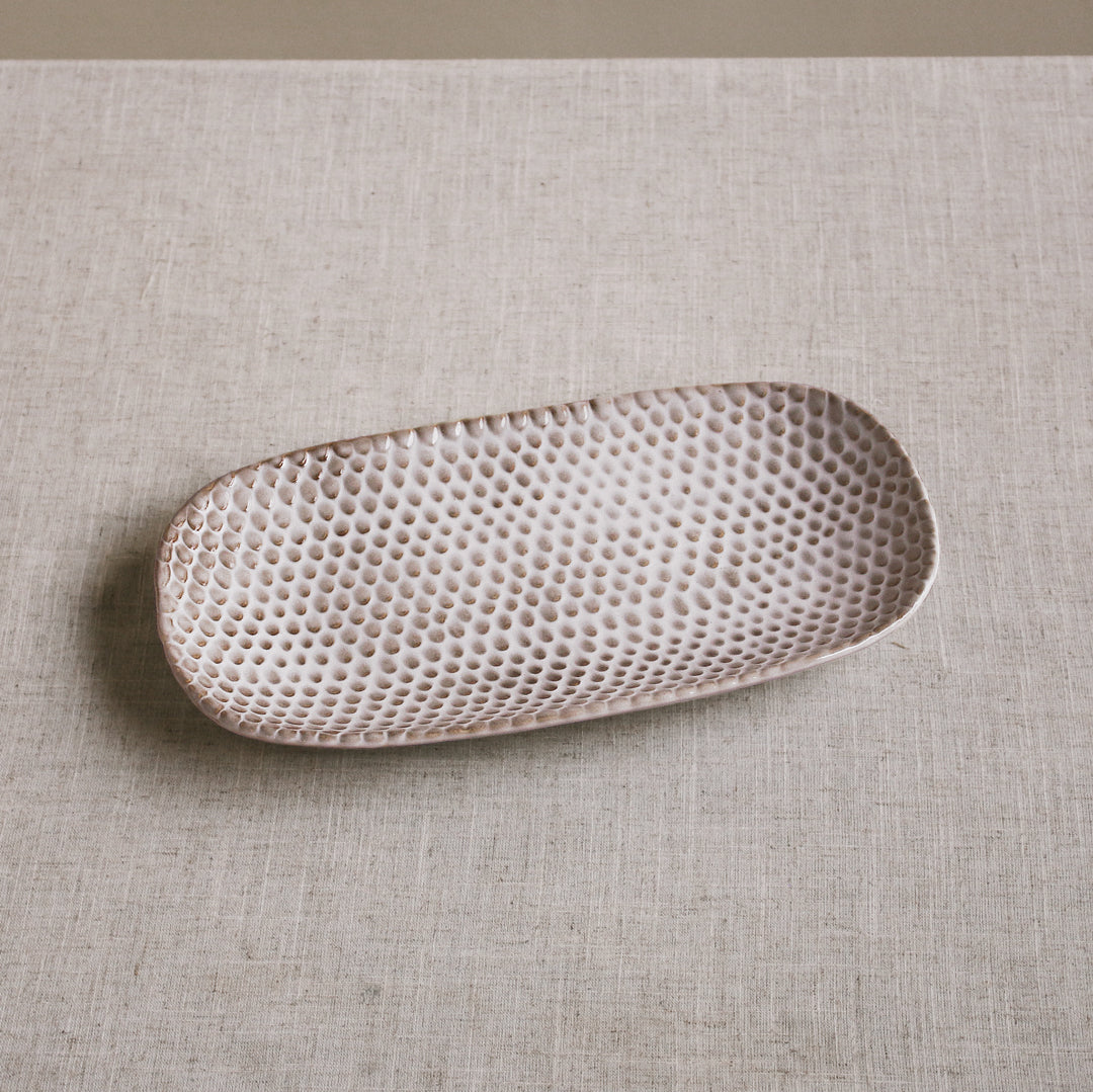 Beatriz Ball Serveware Beatriz Ball CERAMIC Aurora Rectangular Platter (Dusty White)