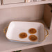 Beatriz Ball Serveware Beatriz Ball CERAMIC Bambu Rectangular Casserole (Periwinkle & White)