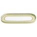 Beatriz Ball Serveware Beatriz Ball CERAMIC Ravenna Long Oval Platter Set of 2 Green & Gold