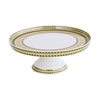 Beatriz Ball Serveware Beatriz Ball CERAMIC Ravenna Pedestal Cake Plate Green & Gold