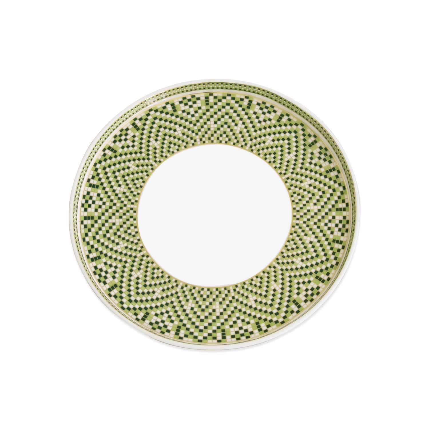Beatriz Ball Serveware Beatriz Ball CERAMIC Ravenna Salad Plate Set of 4 Green & Gold