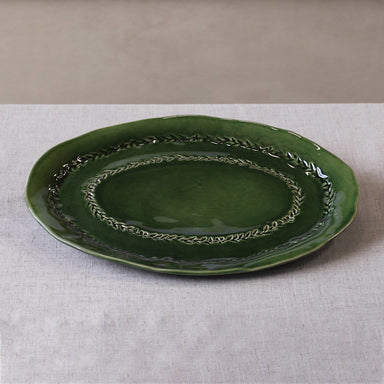Beatriz Ball Serveware Beatriz Ball CERAMIC Valentina Oval Platter (Green)