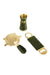 Beatriz Ball Giftware Beatriz Ball CROC Leather Bar Tools Set of 3 (Green)