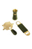Beatriz Ball Giftware Beatriz Ball CROC Leather Bar Tools Set of 3 (Green)